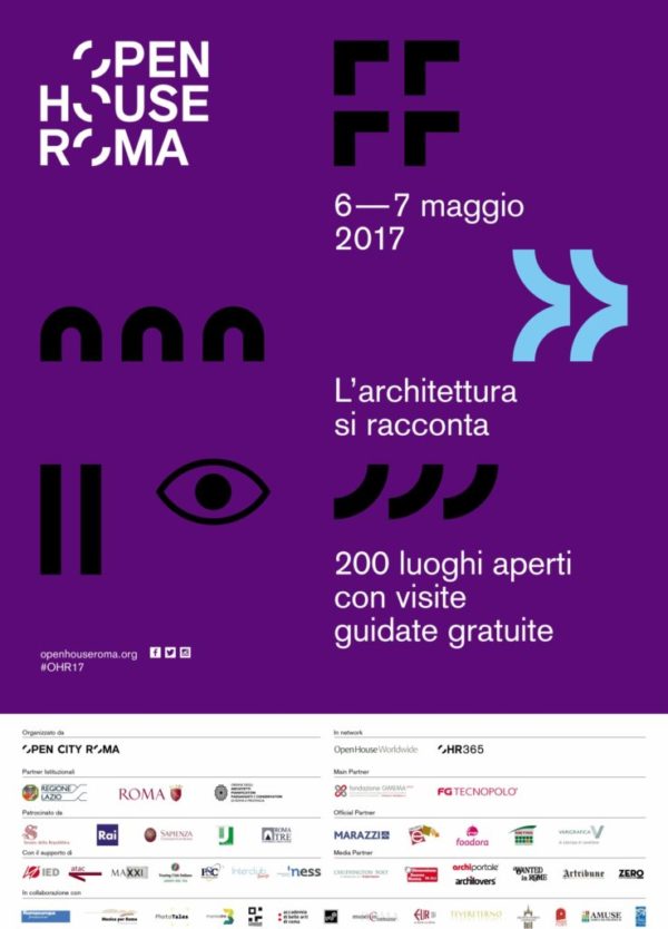 Open House Roma torna il 6 e 7 maggio | OHR17